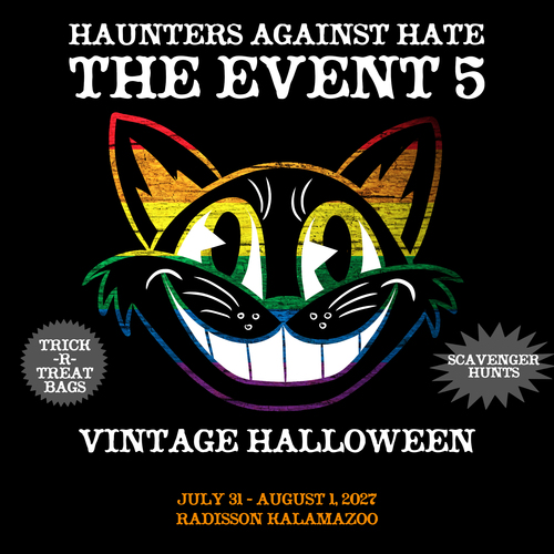 Haunters Against Hate V: Vintage Halloween poster