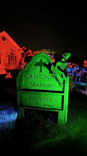 Holiday Horror Nights at the Old Crow Manor poster
