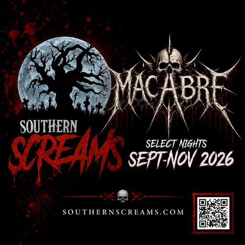 Southern Screams Haunted House 2026: MACABRE poster