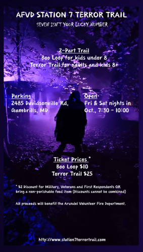 Station 7 Terror Trail 2025 poster